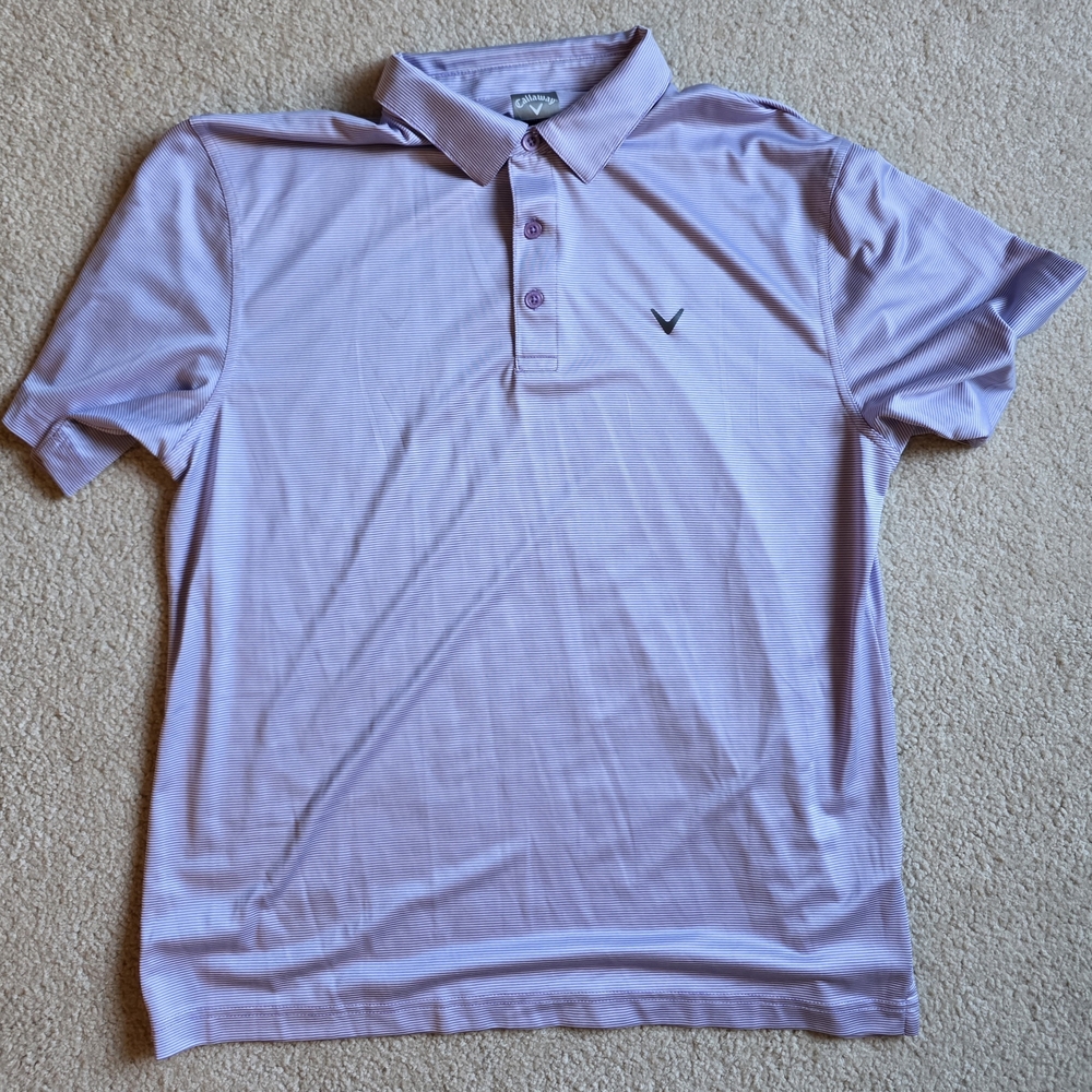 Callaway Light Purple Polo Shirt